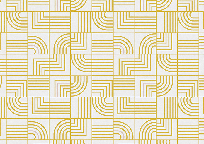 Maze, Yellow - Twist&Fit Roman Blind - Image 8